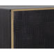Markwood 55 X 17.75 inch Brass / Dark Brown Sideboard